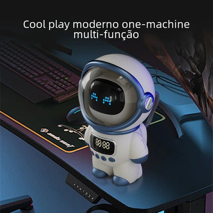 Bluetooth Smart AI Interactive Speaker Clock with Card Slot - Lamarshop1