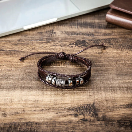 Quartz Watch and Bracelet Set for Men