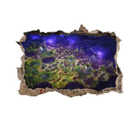 3D Fortnite PVC Wall Stickers for Home Decor - Lamarshop1