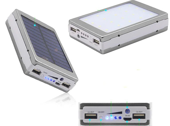 Solar Power Bank, Portable Charger - Lamarshop1