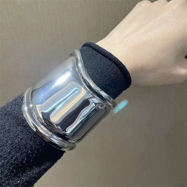 Advanced Sense Asymmetrical Metal Wave Bracelet - Lamarshop1