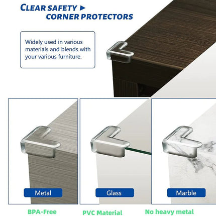 Baby Safety Silicone Table Corner Protectors - Lamarshop1