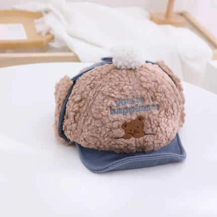 Children's Cashmere Baseball Caps for Boys