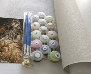 Digital Oil Painting DIY Floral Street Art Kit - Lamarshop1