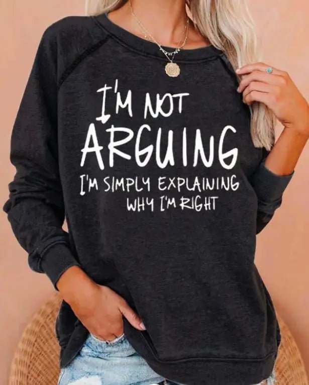 Casual Printed Sweatshirt for Spring and Autumn - Lamarshop1