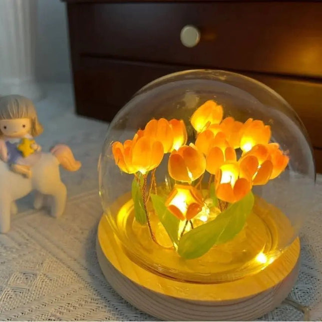 Handmade Tulip Night Light - Lamarshop1