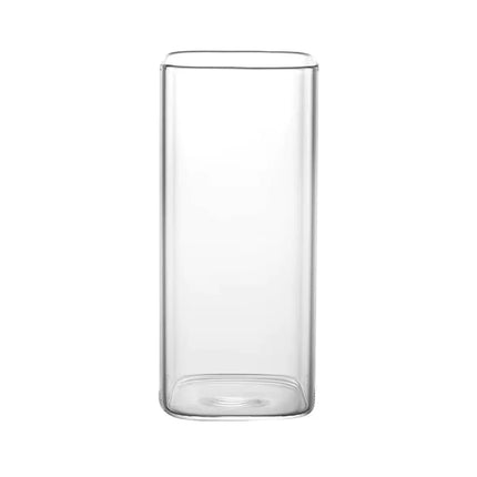 Square Transparent Coffee Cup with Lid - Lamarshop1