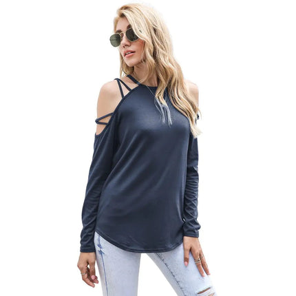 Chic Long Sleeve Off - Shoulder Top for Women - Lamarshop1