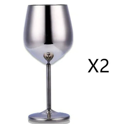 Stainless Steel Wine Glass