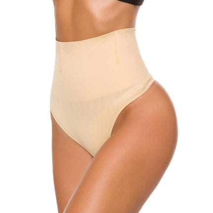 Ysabeloom Tummy Control Thong Shapewear for Women High Waisted Thong Underwear Seamless Body Shaper Panty - Lamarshop1