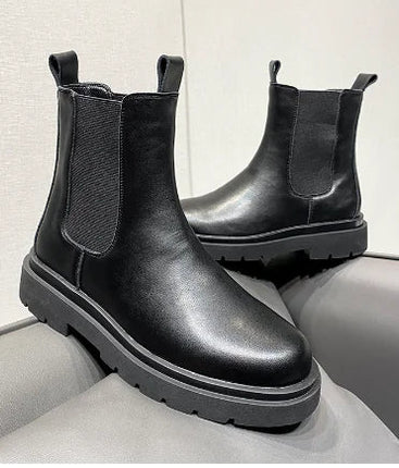 Men's High - Top Thick - Soled Martin Boots for Every Look - Lamarshop1