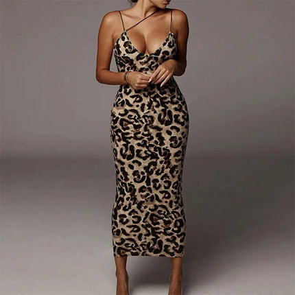 Backless Halter V-neck Skirt for Women Fashion