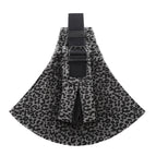 Gray Leopard Print