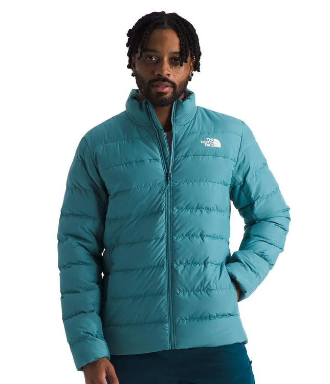 THE NORTH FACE Mens Aconcagua 3 Insulated Jacket (Standard and Big Size) Algae Blue X - Large - Lamarshop1