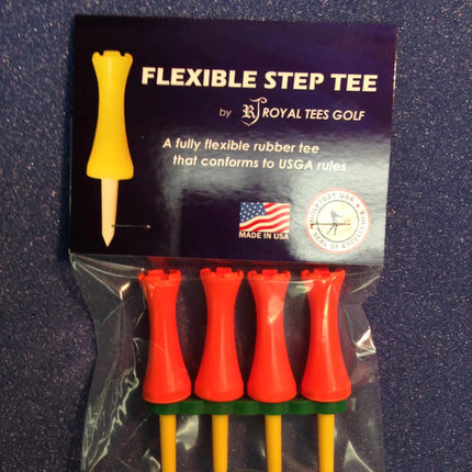 Royaltees R4 1-1/2 Pack Flexible Golf Tees (Orange)