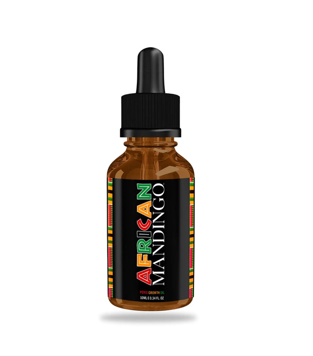 African Mandingo - Penis Enlarger and Dick Growth Massage Oil Grow a Longer and Thicker Penis Grow Penis and Increase Size Penile Enlargement and Extender for Men 10ml - Lamarshop1