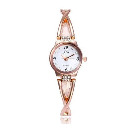 Waterproof Quartz Watch and Bracelet for Women