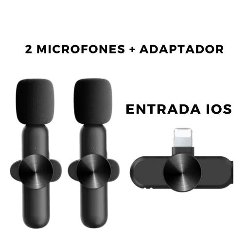 Wireless Lavalier Microphone for Audio and Video Recording - Lamarshop1