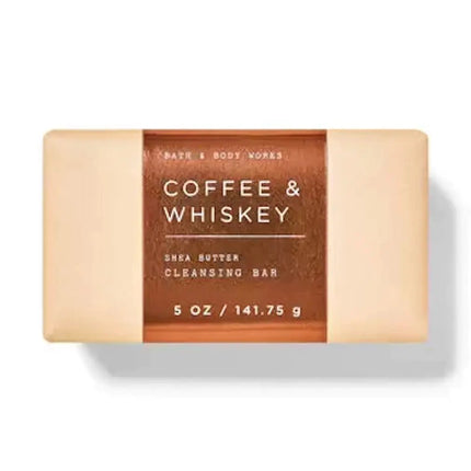 Bath & Body Works Coffee & Whiskey Shea Butter Cleansing Bar Soap 4.2 oz (Coffee & Whiskey)