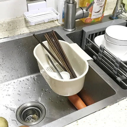 Suction Cup Kitchen Sink Storage Rack with Drain Basket - Lamarshop1