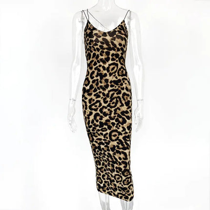 Backless Halter V-neck Skirt for Women Fashion