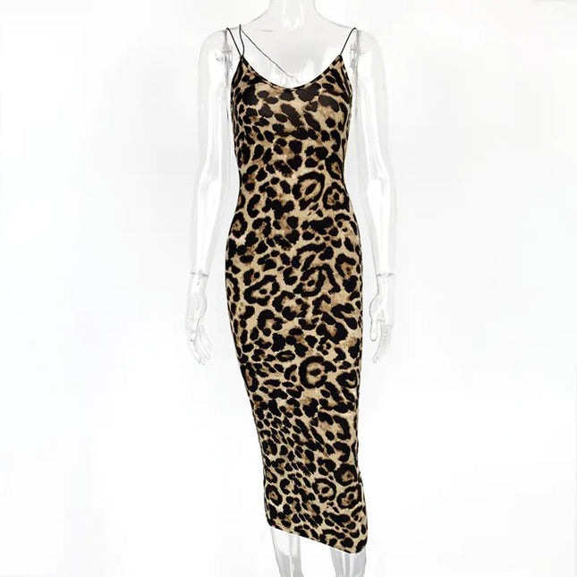 Backless Halter V-neck Skirt for Women Fashion