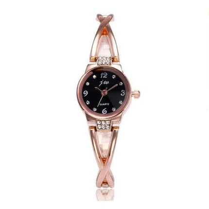 Waterproof Quartz Watch and Bracelet for Women