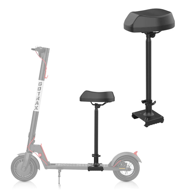 Gotrax Saddle Basic Electric Scooter Seat Only for GXL V2 XR Ultra E Scooter Comfortable and Adjustable Shockproof Scooter Seats Attachment Black