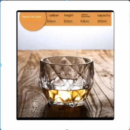 Whiskey Glass Crystal Cup - Lamarshop1