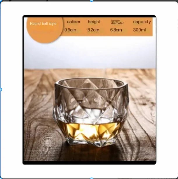 Whiskey Glass Crystal Cup - Lamarshop1