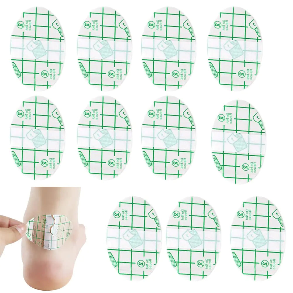 100PCS Foot Care StickerSelf-Adhesive Invisible Heel Protector StickerWaterproof Anti-wear Clear Shoe StickerBlister Prevention Ultra-Thin Transparent Tape for FeetBlister PadsBlister Bandages