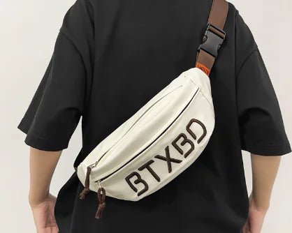 Custom Logo Oxford Cloth Waist Bag for Men - Lamarshop1