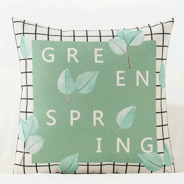 Artistic Plant - Themed Pillow Cover for Sofa and Car - Lamarshop1