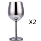 Stainless Steel / 2 PCS
