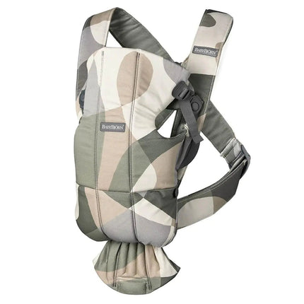 BabyBjörn Baby Carrier Mini Cotton (1 Count (Pack of 1) Khaki/Green)