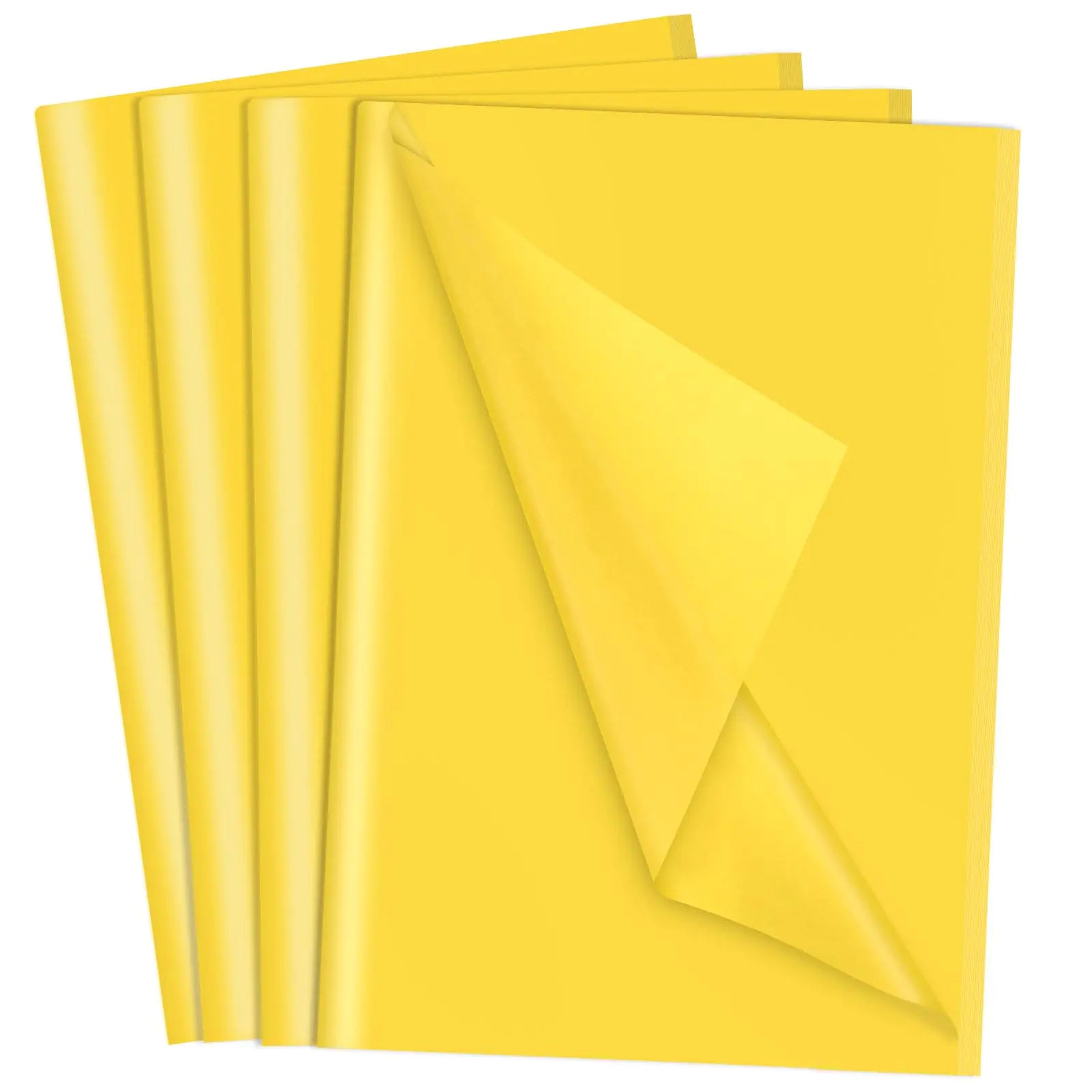 160 Sheets Yellow Tissue Paper 20 X 14 Inches Wrapping Tissue Paper Bulk Valentines Tissue Paper for Gift Bags Crafts Party Birthday Graduate Valentines Day Mothers Day Decorations