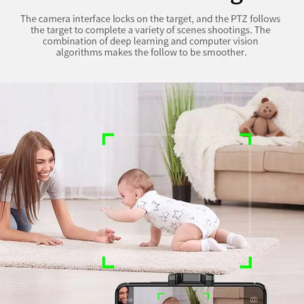 Robo 360 Rotation Smart AI Gimbal Live Video Record And Object Motion Tracking - Lamarshop1