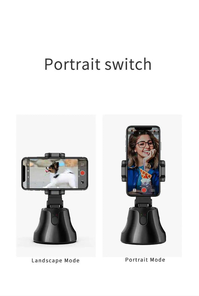 Robo 360 Rotation Smart AI Gimbal Live Video Record And Object Motion Tracking - Lamarshop1