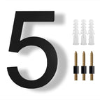 Door Number 5 / Black -200MM