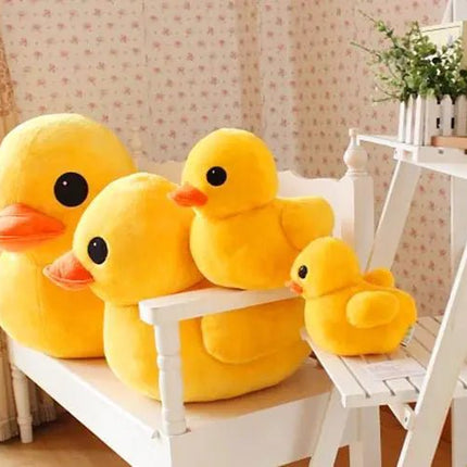 Yellow Duck Plush Toy and Pillow