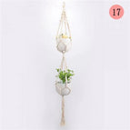 17 Twisted Rope Turn Flower Double Pot -105