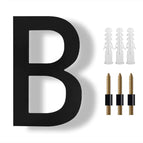 House Number B / Black -200MM