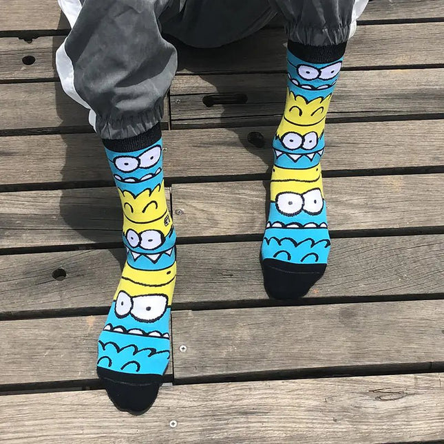 GT Monster Cartoon Street Style Mid - Calf Socks - Lamarshop1