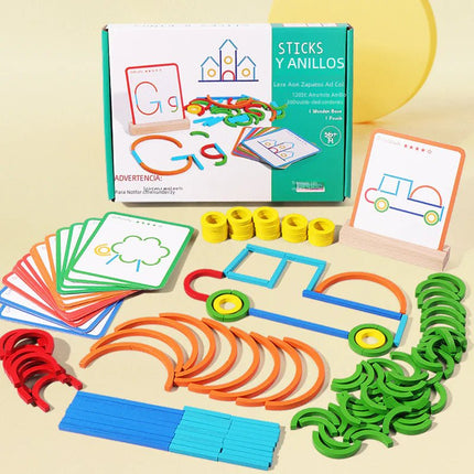 Children's Logic Puzzle Ring Game