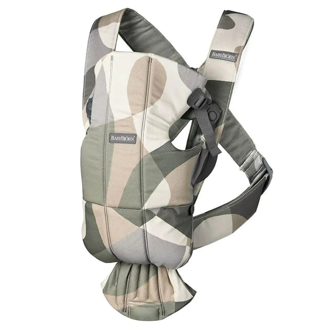 BabyBjörn Baby Carrier Mini Cotton (1 Count (Pack of 1) Khaki/Green)