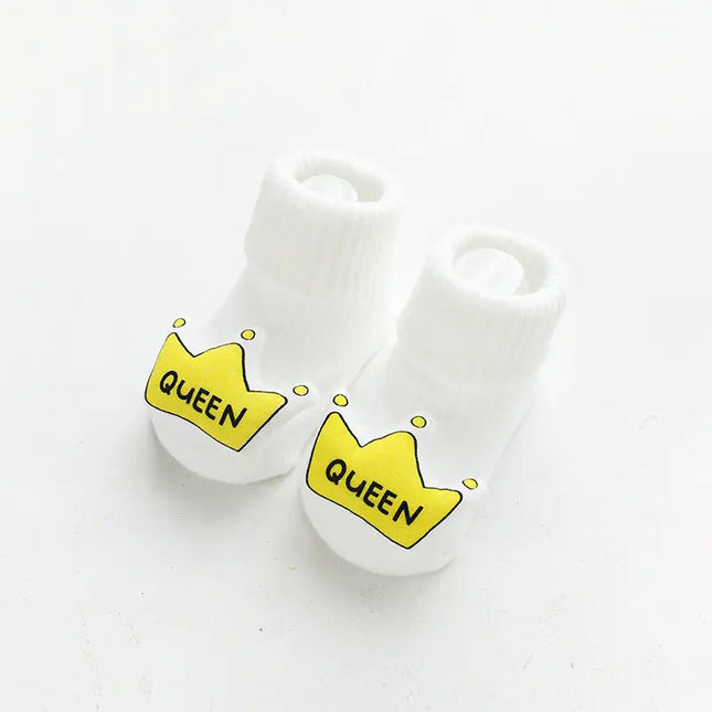 3D Cartoon Baby Socks with Non-Slip Design