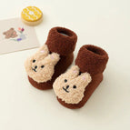 red brown rabbit / M size 1-3 years old