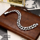 Serpentine Glossy 20cm / 925 Silver