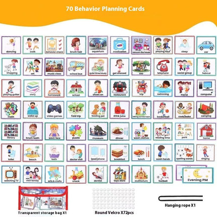 Children's Visual Schedule Chart - Lamarshop1