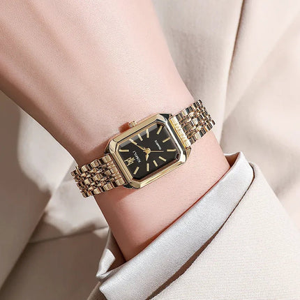 Women's Square Steel Strap Watch - Lamarshop1